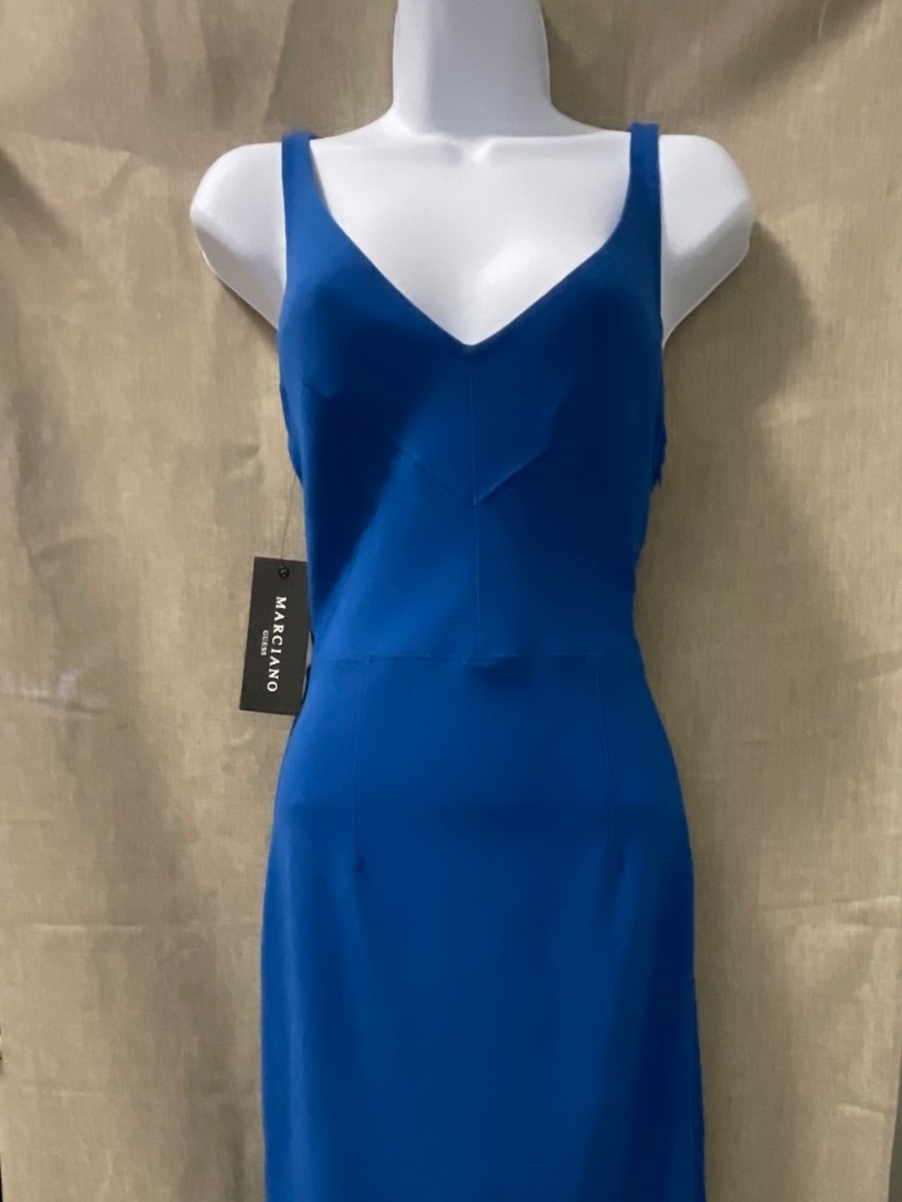 NWT Marciano Royal Blue Midi Dress , XS
